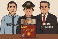 Ilustrasi, Siapa pelindung dibalik beroperasinya rokok ilegal New Hummer. 