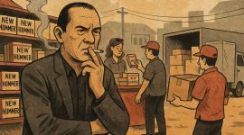 Ilustrasi peredaran rokok ilegal New Humer kian sistematis.