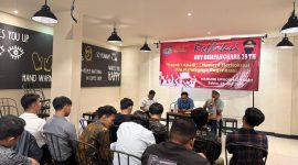 Momen diskusi publik bertema Kapolri Abadi: Matinya Meritokrasi dan Mandegnya Regenerasi.
