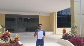 Zainorrozi paska melakukan dumas ke Polres Sumenep.