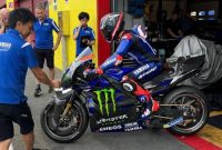 Garasi balapan MotoGp Yamaha