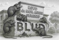 Ilustrasi Dana BLUD yang diduga jadi bancakan elite.
