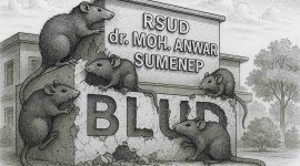 Ilustrasi Dana BLUD yang diduga jadi bancakan elite.
