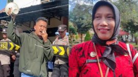 Ketua Dear Jatim Korda Sumenep, Mahbub Junaidi (kiri), Dirut RSUD dr. H. Moh Anwar Sumenep.