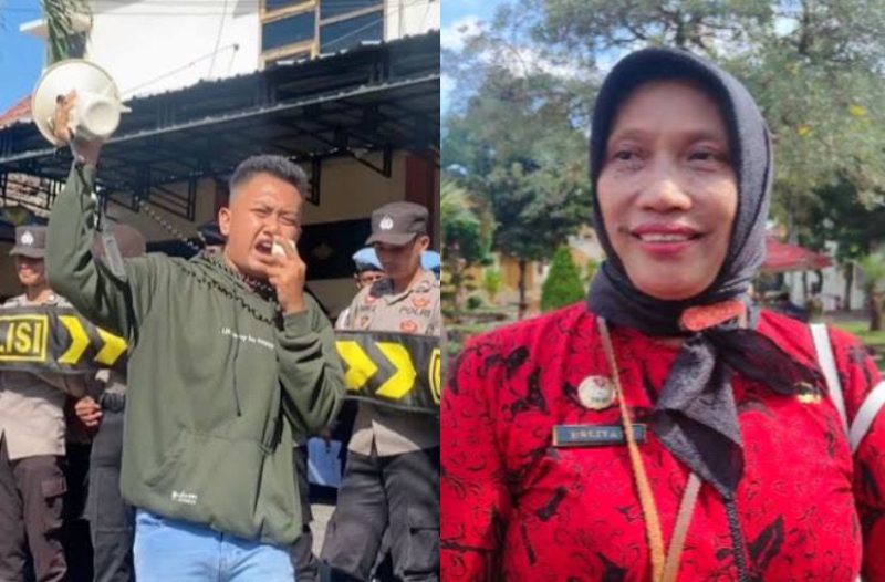 Ketua Dear Jatim Korda Sumenep, Mahbub Junaidi (kiri), Dirut RSUD dr. H. Moh Anwar Sumenep.