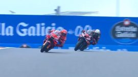 Tangkapan layar balapan Sprint Race MotoGp Jerman