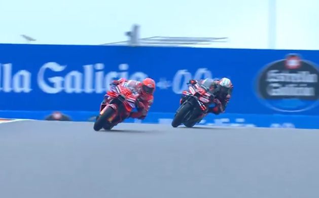 Tangkapan layar balapan Sprint Race MotoGp Jerman
