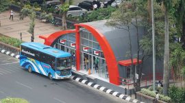 Transportasi umum Trans Semarang. (Istimewa).