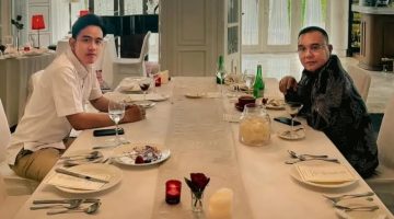 Mas Gibran dan Pak Dasco Bagikan Momen Makan Siang di Instagram @gibran_rakabuming