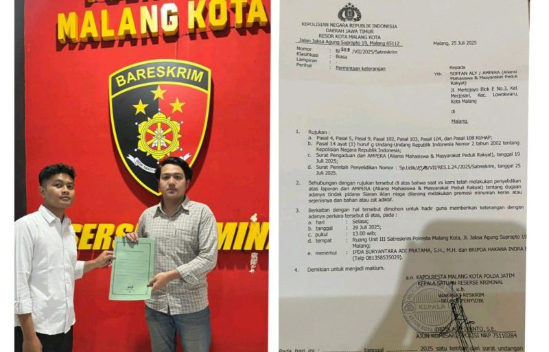 King Andi dilaporkan Ammpera, sebab dianggap melakukan promosi miras di medsos.
