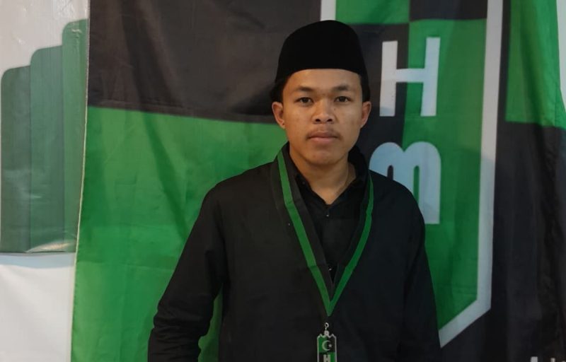 Kabid PTKP Himpunan Mahasiswa Islam (HMI) Cabang Sumenep, Moh. Helmi.