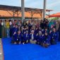 Mahasiswa KKN Universitas Negeri Malang, bersama PKK dan ibu-ibu di desa Genengwaru, Pasuruan.