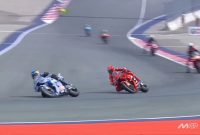 Tangakapan layar Alex Marquez dan Marc Marquez saat balapan di MotoGP Austria. 