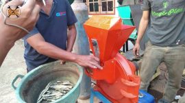 Mesin olah tepung ikan. (Istimewa).