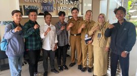 Pemuda Tanah Merah Berdaya, melakukan audiensi dengan Dinas Pendidikan Bangkalan, membahas beberapa hal penting, terutama soal infrastruktur.