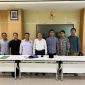 HMI saat melakukan audiensi dengan pihak UIN Madura, menyusul raibnya atribut bendera organisasi saat penyelenggaraan PBAK 2025.