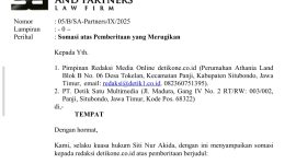 Media online detikone.co.id dikabarkan telah disomasi oleh seorang perumpuan dugaan korban KDRT.