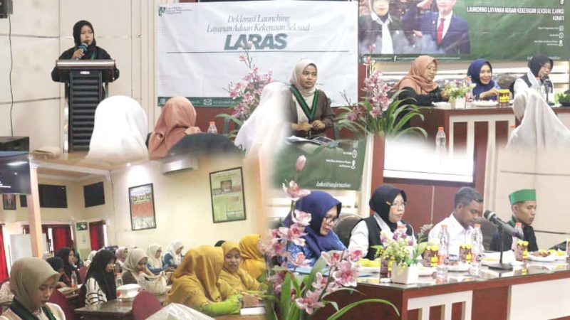 Acara diskusi sekaligus peluncuran layanan aduan kekerasan seksual Kohati HMI Cabang Sumenep.