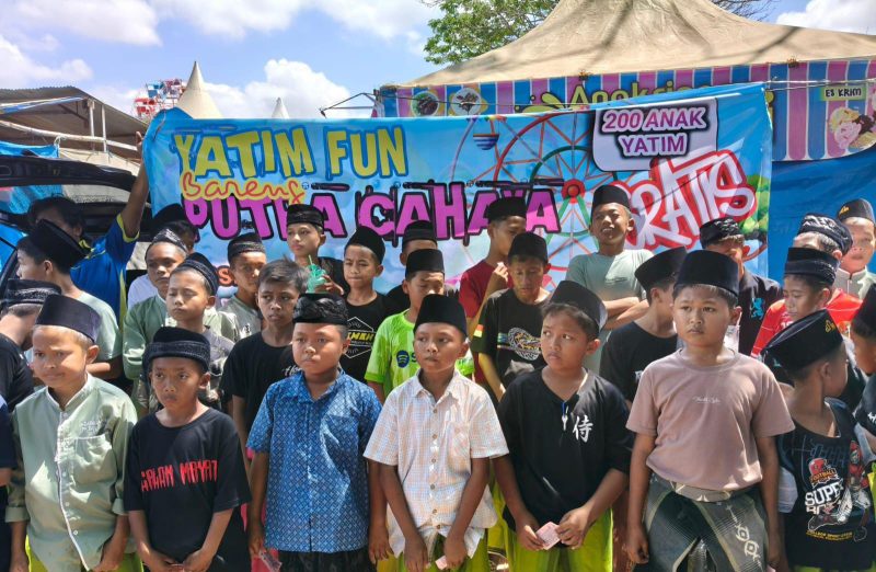 Ratusan anak Yatim Fun 2025.