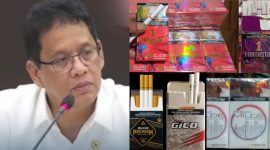 Sejumlah rokok ilegal yang diduga diproduksi di Sumenep.