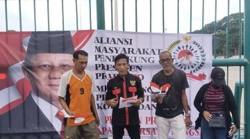 Aliansi Masyarakat Pendukung Presiden Prabowo Sampaikan Pernyataan Sikap di Monas