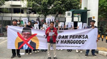 Komunitas Mahasiswa Peduli Pembangunan Indonesia Minta Pecat Menteri PU Dodi Hangodo