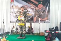 Dandim 0828 Pamekasan Saat Sambutan