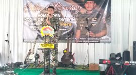 Dandim 0828 Pamekasan Saat Sambutan 