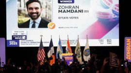 Zohran Mamdani menang pemilihan Walikota New York City. (Foto/theguardian) 