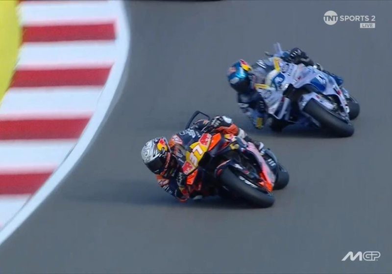Tangkapan layar Sprint Race MotoGp Portugal 2025. 