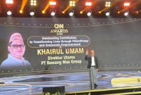 Penghargaan diterima langsung oleh Ketua BMC Abdullah 