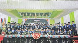 Momen spesial wisuda sarjana ke V STAI DUBA sekalogus alih status menjadi IDB.