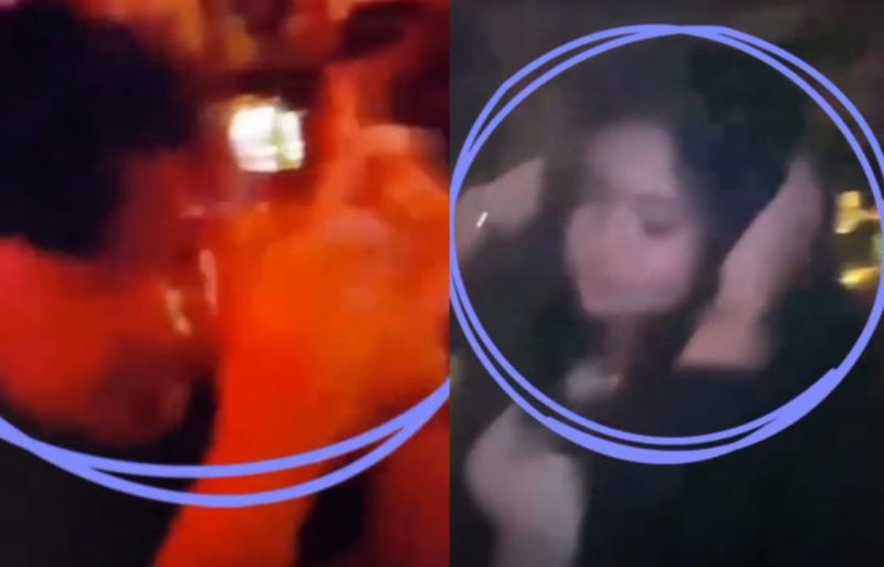 Hasil tangkap layar dua oknum anggota DPRD Bangkalan yang sedang dugem di salah satu hiburan malam di Surabaya.