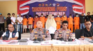 Konfrensi Pers Polres Sumenep. (dok. Istimewa).