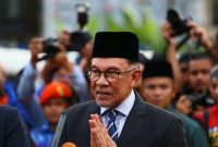 Anwar Ibrahim Perdana Menteri Malaysia. (Foto/Antara)