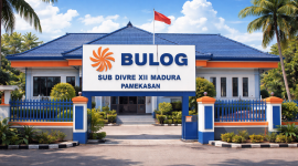 Gambar ilustrasi kantor perum Bulog Sub Divre XII Madura Pamekasan