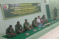 Komandan Kodim 0826 Pamekasan Bersama KH Istiqom Idris 