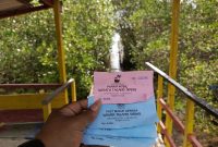 Karcis masuk wisata talang Siring yang minim fasilitas 