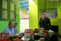 Komandan Kodim 0826 Pamekasan Letkol Kav Agus Wibowo Hendratmoko saat sambutan