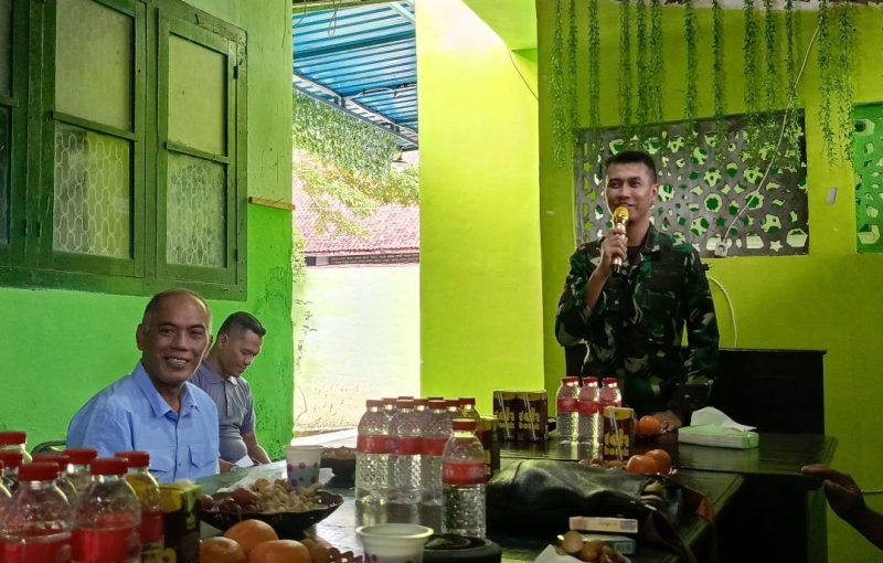 Komandan Kodim 0826 Pamekasan Letkol Kav Agus Wibowo Hendratmoko saat sambutan 
