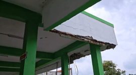 Ancam keselamatan, bangunan RSUD Moh Anwar memprihatinkan. Foto/Timesin