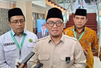 Wamenhaj, Dahnil Anzar Simanjuntak menegaskan komitmen pemerintah untuk membersihkan tata kelola penyelenggaraan haji dari praktik korupsi dan rente. (Foto: Doc. Istimewa).