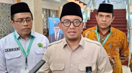 Wamenhaj, Dahnil Anzar Simanjuntak menegaskan komitmen pemerintah untuk membersihkan tata kelola penyelenggaraan haji dari praktik korupsi dan rente. (Foto: Doc. Istimewa).